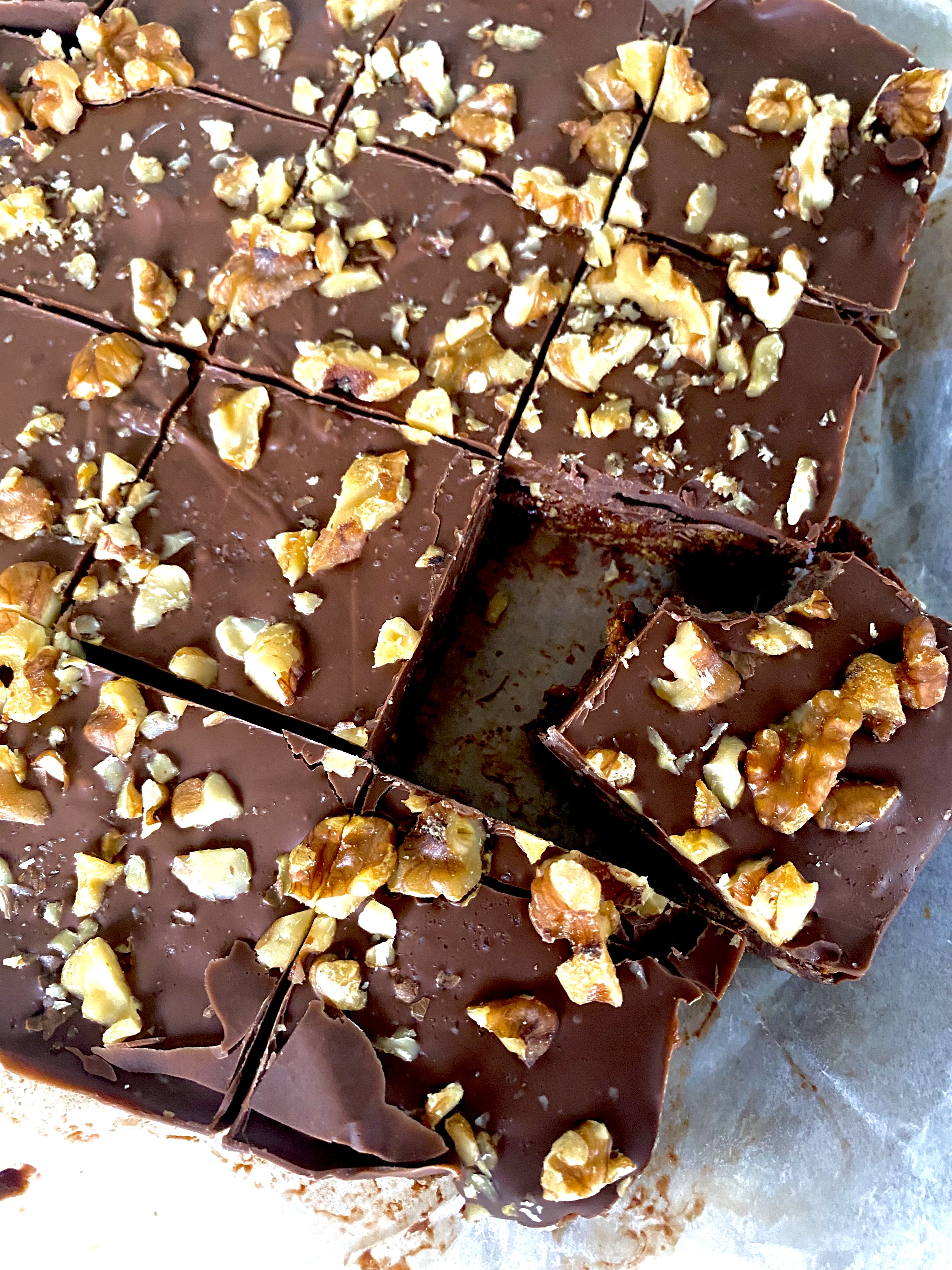 Tahini Choc Crunch Bars